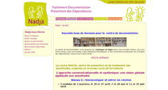 Desktop Screenshot of nadja-asbl.be